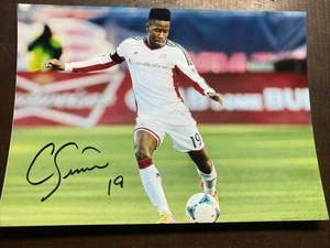 Clyde Simms Hand Signed Photo Footballer Major League Soccer Autograph 5”X7” - Picture 1 of 3