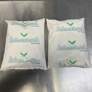 SET BESTEHEND AUS 2 - NEU Green Earth Gel Schaum Kühler Polar Packs - wiederverwendbar 10 x 7,5 x 2 - Bild 1 von 5