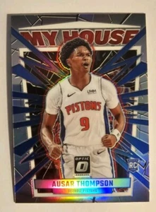 2023-24 Panini Donruss Optic Ausur Thompson Rookie My House Holo Prizm  Pistons - Picture 1 of 2