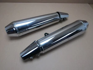 Royal Enfield Interceptor 650 2019 6,419 miles exhaust silencers pair (12075) - Picture 1 of 17