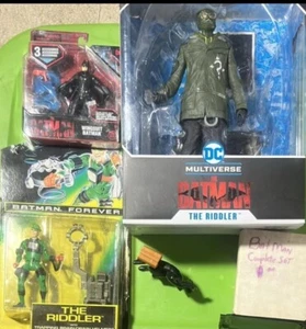 23x DC McFarland Riddler BATMAN Batmobile Batwing Action Figure Hot Wheels Lot - Picture 1 of 24