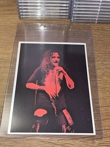 1974 Alice Cooper Panini 🎥 Picture Music Card Pop Sticker Card RARE - Picture 1 of 3