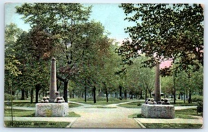Postcard IN Indianapolis Military Park Vtg View N7 - Picture 1 of 2