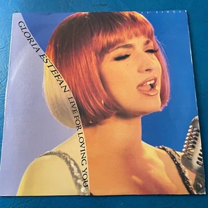 Gloria Estefan - Live For Loving You - 12 inch vinyl record single - Picture 1 of 4