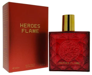 Heroes Flame by Royal Fragrance  3.3 Fl oz EDT Spray for Men - Picture 1 of 2