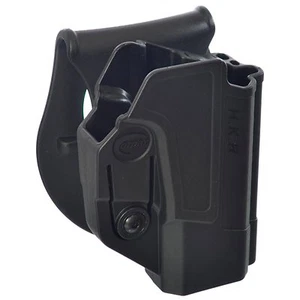 New Black ORPAZ Polymer Holster 360 Rotation Paddle & Belt for Glock 19,IDF use - Picture 1 of 3