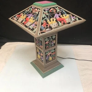 Indonesian-Balinese Carved & Decorated Desk Lamp - Picture 1 of 7