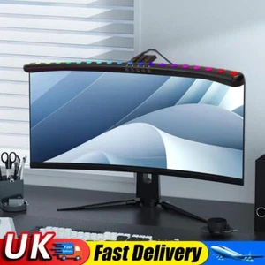 Curved Monitor Light Bar 3 Color Temperatures Dimming Screen Lamp (model C) UK - Afbeelding 1 van 9