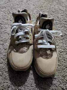 NIKE AIR HUARACHE RUN PREMIUM SHOES SIZE 8 MENS 704830-202 DESERT VARSITY - Picture 1 of 6
