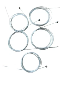 Kart Inner Throttle Cable Pack of 5 LARGE ROUND NIPPLE Kart Parts UK - Picture 1 of 8