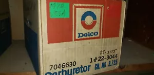 nos oem delco carburetor 22-3044 /7046630/22-3115 1972 vega/ L4 140 - Picture 1 of 7