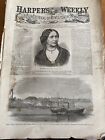 April 13, 1861 Harpers Weekly Civil War Era 100% Authentic Orig. A. Lincoln Crtn