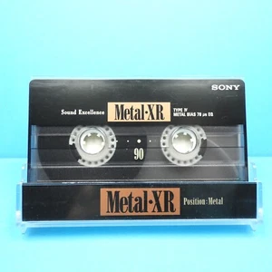 🍒 1x SONY METAL-XR 90 * IEC IV Type 4 * Tape Cassette Kassette кассета * 1990 - Bild 1 von 3