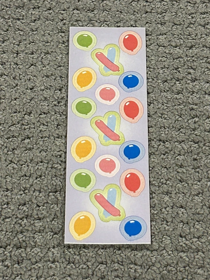 Винтажные наклейки на тропические воздушные шары 1 лист - Изображение 1 из 1