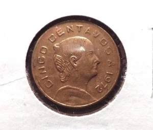 MONETA MESSICANA DA 5 CENTAVOS CIRCOLATA 1972! (62815) - Foto 1 di 3