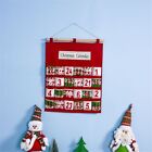 Claus Wall Hanging Christmas Decorations Fabric Christmas Countdown Calendar