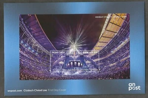 2020 IRELAND U2 A CELEBRATION 1976-2020 SOUVENIR SHEET BUREAU FDC - Picture 1 of 2