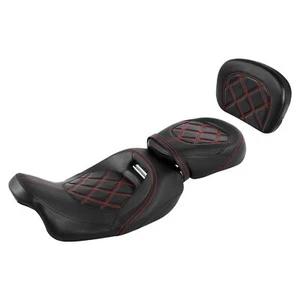 Driver & Passenger Seat Backrest Fit For Harley Touring CVO Road Glide 2009-2023 - Picture 1 of 12