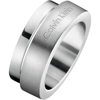 Anillo Unite de acero inoxidable talla 7 Calvin Klein W1050 para mujer Foto 1 de 3