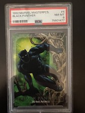 1992 SkyBox Marvel Masterpieces #4 Black Panther PSA 8 NM-MT
