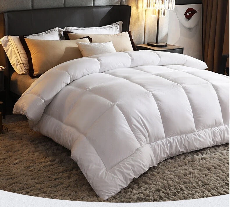 Organic Club Camel Wool Comforter Noiseless Medium Weight Duvet All-Season - Image 1 of 4
