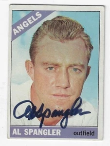 Autographed Al Spangler California Angels 1966 Topps Card, #173 - w/COA - Picture 1 of 1