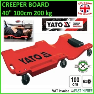 CREEPER BOARD 40" 100cm200kg WORKSHOP GARAGE Tool Mechanic Crawl Cart Board YATO - Picture 1 of 4