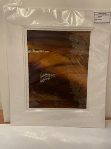 Janet Rogers Original Abstract Mixed Media Study in Brown - Picture 1 of 2