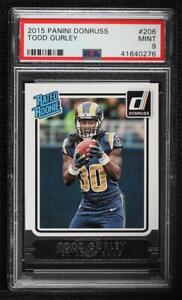 2015 Panini Donruss Rated Todd Gurley II #206 PSA 9 MINT Rookie RC