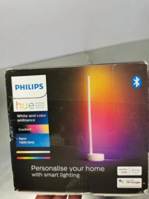 Philips Hue Gradient Signe Tischleuchte weiß 730lm, 16 Millionen Farben und Farb - Bild 1 von 4