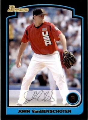 2003 BOWMAN DRAFT PICKS & PROSPECTS - #BDP163 JOHN VANBENSCHOTEN PITTSBURGH - Image 1 of 2