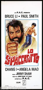 LO SPACCATUTTO LOCANDINA BRUCE LI 1973 RETURN OF THE TIGER PLAYBILL POSTER - Foto 1 di 1