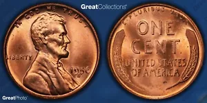 MS66RD Cherrypickers Error/Variety!!! 1956 D/D Lincoln 1MM-028 ANACS - Picture 1 of 3