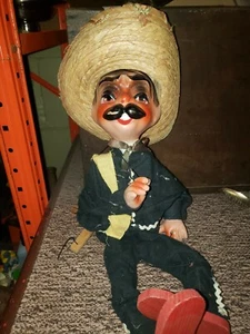 Vintage Composition? Marionette Spanish Senor puppet - Picture 1 of 7