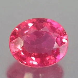 0.40CT CHARMIMG VVS UNHEATED OVAL PINKISH RED RUBY NATURAL - Picture 1 of 3