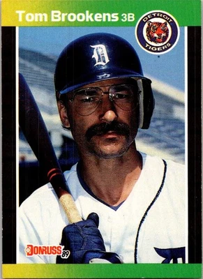 1989 Donruss #508 Tom Brookens - Image 1 of 2