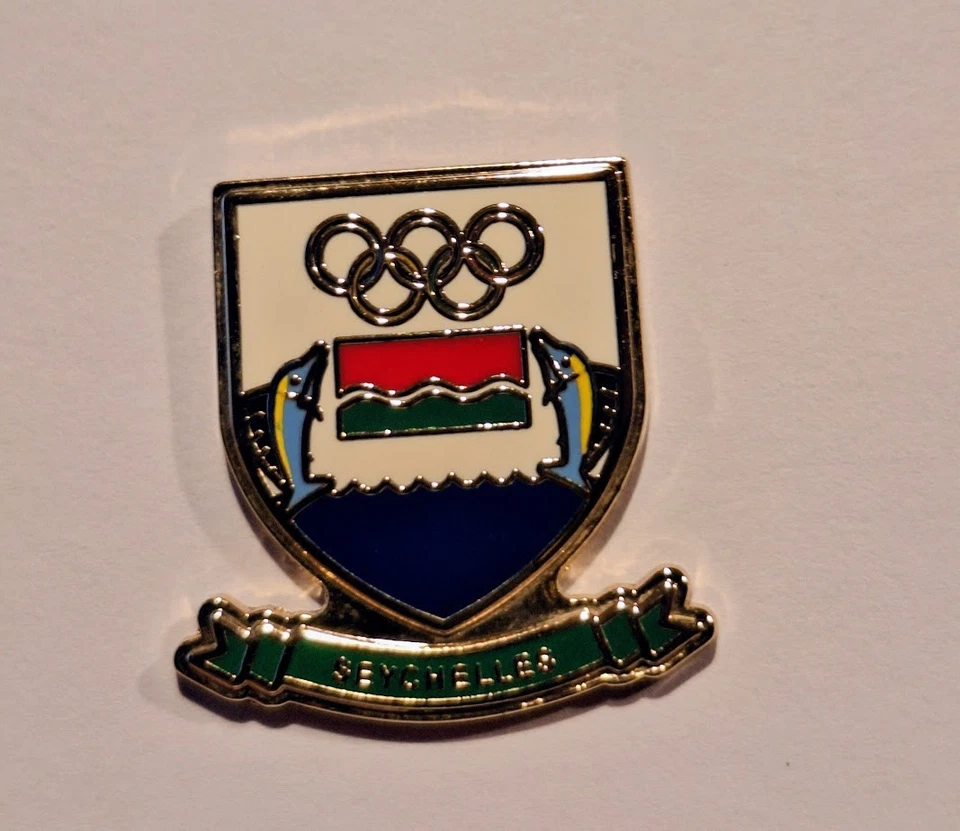  BONITO PIN DE LOS Juegos Olímpicos de Tokio 2020 - seychelles noc Foto 1 de 1