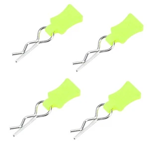 Body Shell Clip Pin + Fixing Bracket Set For 1/8 1/10 1/12 RC Car(Yellow) UJ - Picture 1 of 8