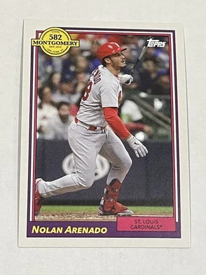 2022 Topps 582 Montgomery Club Baseball #6 - Nolan Arenado - St. Louis Cardinals - Image 1 of 2