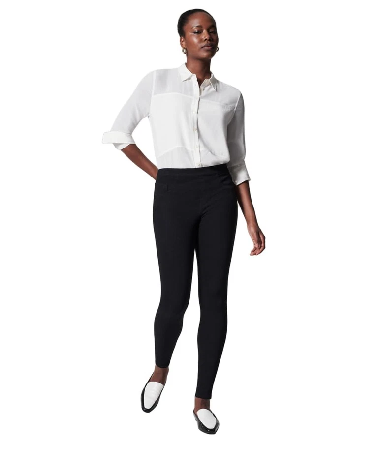 Spanx Jean-ish Ankle Leggings Jeggings Stretch 20018r Jeanish Black Small S