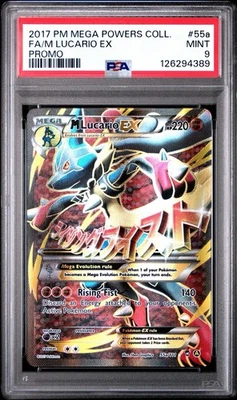 Tarjeta Promocional Pokémon TCG M Lucario EX 55a/111 PSA 9 Como Nueva Foto 1 de 2