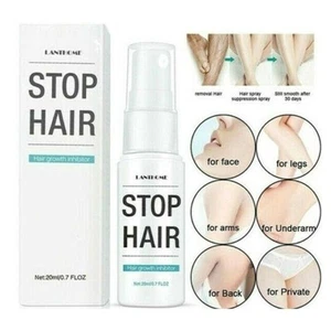 Painless Unisex Powerful Hair Removal Spray Stop Hair Growth Remover 20ml - Picture 1 of 1
