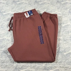 Champion Fleece Lined Drawstring Sweatpants Women's Size XXL Sandalwood Red NWT - Picture 1 of 9