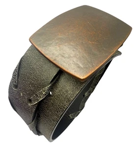 Reward Western Style Genuine Braided Leather Belt 32/80 Large Copper Buckle - Picture 1 of 11