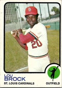 1973 Topps LOU BROCK St. Louis Cardinals #320 EX+ Condition - Picture 1 of 2