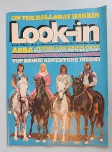 Look-in Magazine 51 - 17th Dec 1977 - Abba Bionic Woman Tomorrow People ++ - Picture 1 of 3