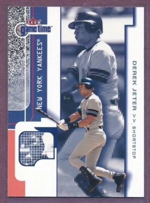 2001 Fleer Game Time  Derek Jeter #1!! - Image 1 of 2