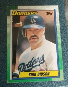1990 Topps Baseball Card #150 Kirk Gibson - Los Angeles Dodgers  - Picture 1 of 2