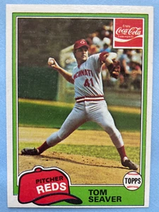 Topps Coca Cola #10 1981 Tom Seaver - Cincinnati Reds - Imagen 1 de 2