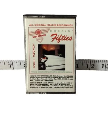 ROCKIN FIFTIES BABY BOOMER CLASSICS CASSETTE TAPE VTG 1985 JCT-3202 Chrome Tape - Image 1 of 4